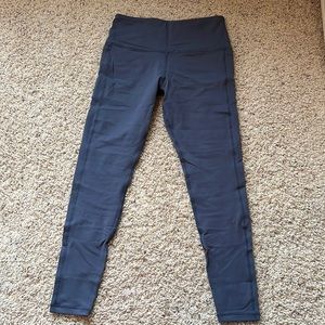 Senita Blue/Grey Capri Legging